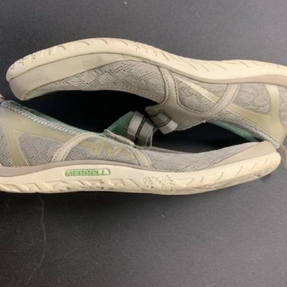 Grey and Mint Green Merrell Slip-ons Womens 8M - Picture 3 of 5